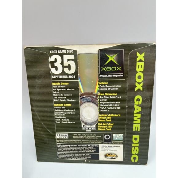 Official Xbox Magazine Demo Disc #35 Men of Valor Tested in Sleeve - Picture 2 of 5